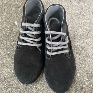 Mayoral black suede ankle boots